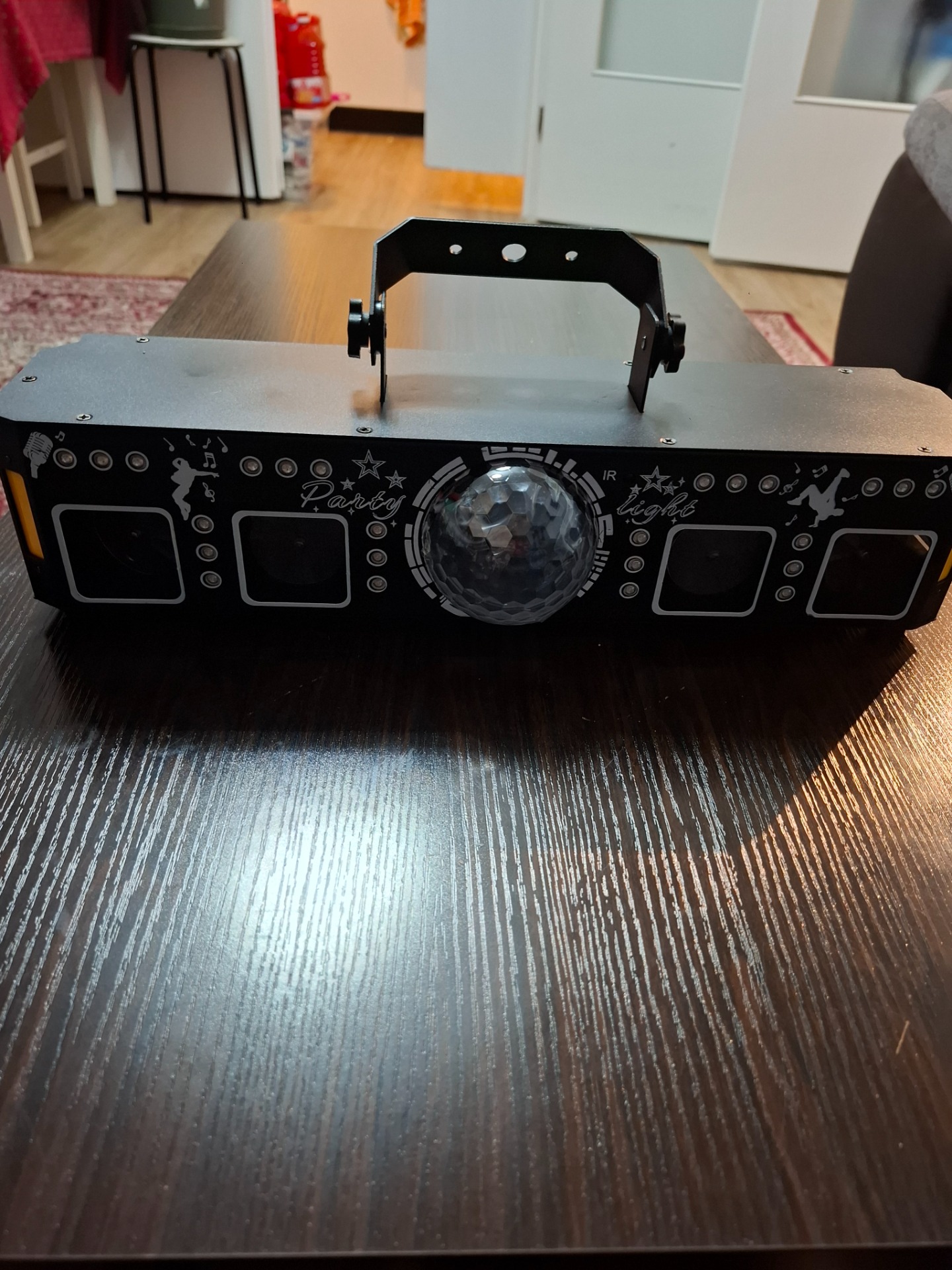 Lampe de couleur avec stroboscope + lazer