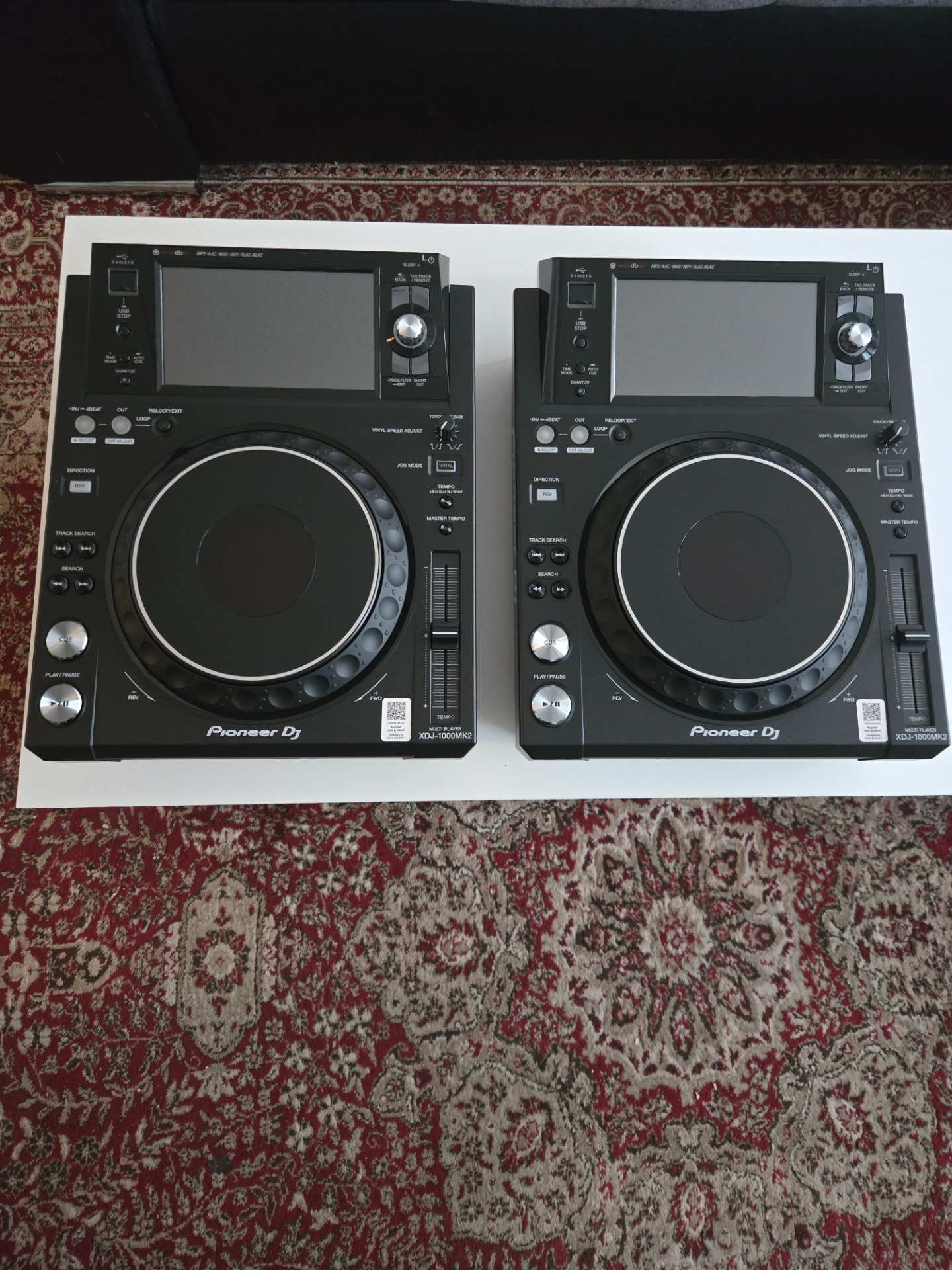 2 pioneer dj xdj-1000 mk2